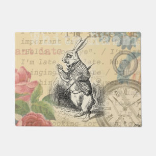 Tapete Coelho Branco Aventuras de Alice no País das Marav