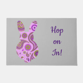 Tapete Coelho Funky em Paisley Louco