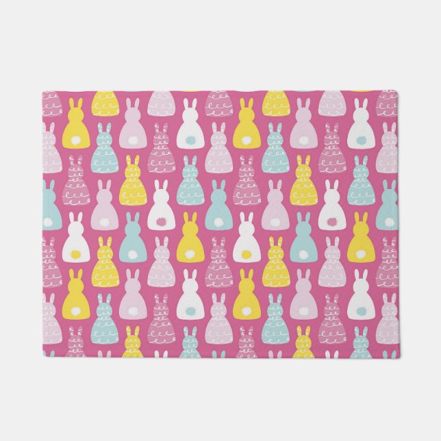 Tapete Coelho rosado-rosado-rosado-rosado-pintado (Frente)
