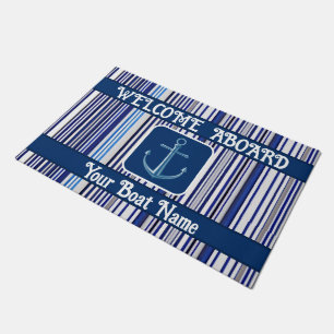 Tapete Coleção Trendy Summer Marinho Blue Boat Strips