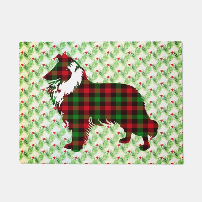 Tapete Collie Holiday Doormat (Frente)
