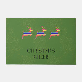 Tapete Colorful Modern Reindeer Christmas Cheer 