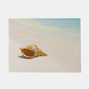 Tapete Conch Shell na praia 3
