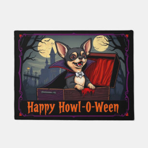 Tapete Conde Chihuahua Feliz Uivo de Halloween