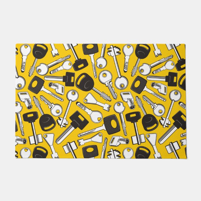 Tapete Conjunto de Teclas de Fundo (Frente)