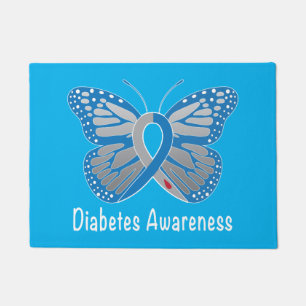 Tapete Consciência da borboleta do diabetes