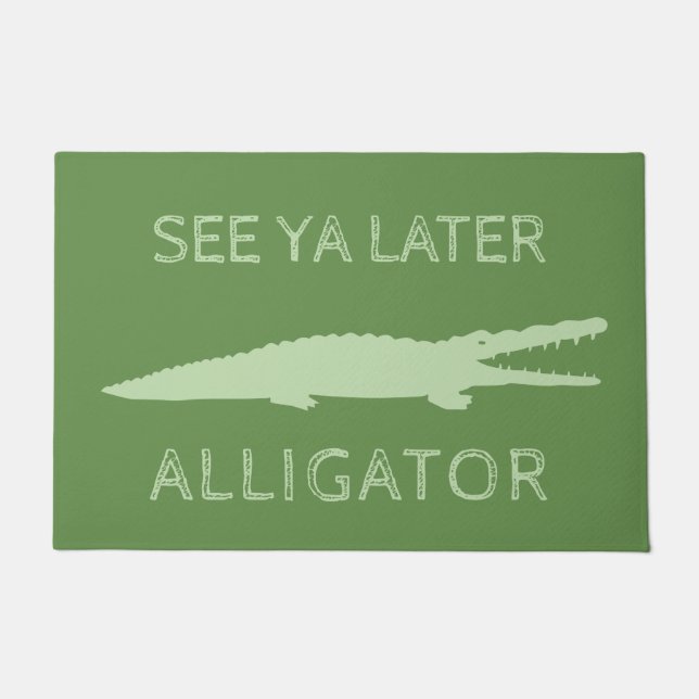 Tapete Consulte Ya Posterior Alligator | Gator Verde Pers (Frente)