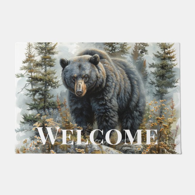 Tapete Convidando Bear: Bem-vindo à Selvagem (Frente)