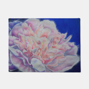 Tapete Cor-de-água branca azul-rosa, elegante romântica