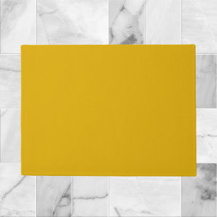 Tapete Cor Sólido Amarelo da Mostarda