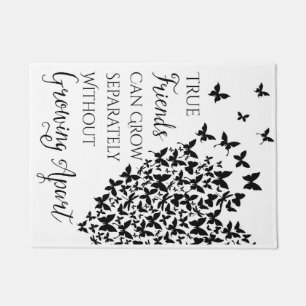 Tapete Coração de Amizade Borboleta