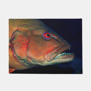 Tapete Coral Trout Fish Photo Custom Doormats