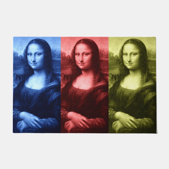 Tapete Cores Primárias da Mona Lisa (Frente)