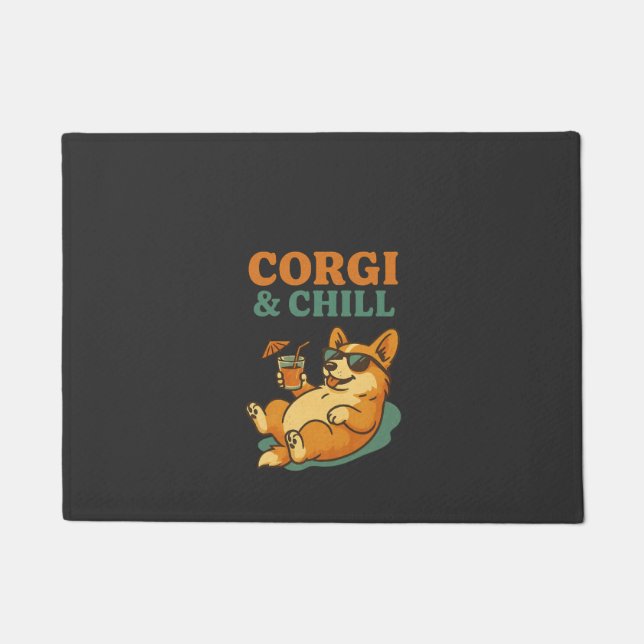 Tapete Corgi e Relaxar (Frente)