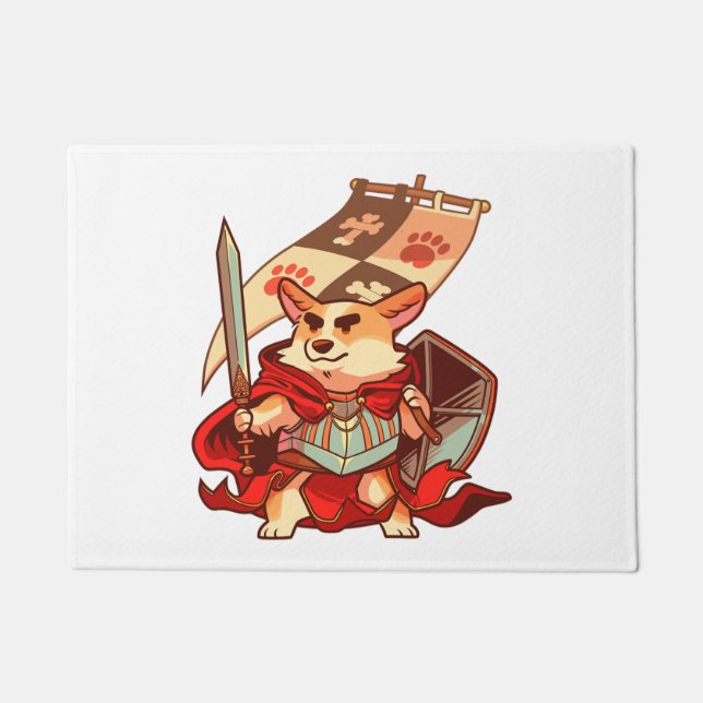 Tapete Corgi knight (Frente)