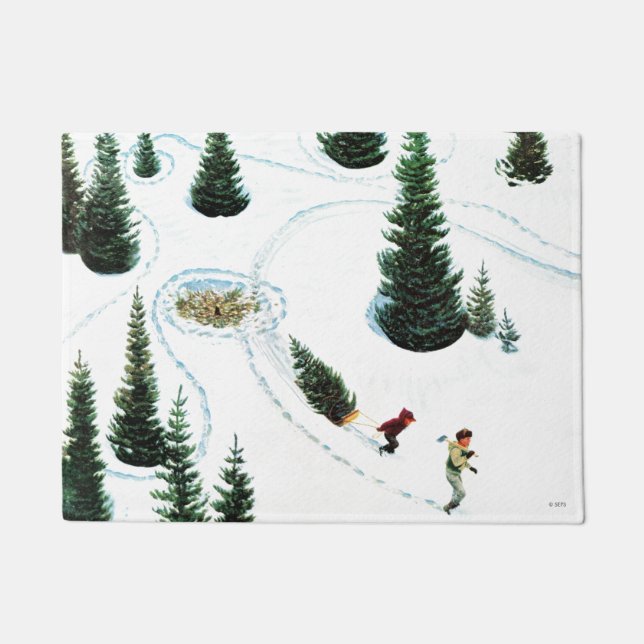 Tapete Cortando a árvore (Frente)