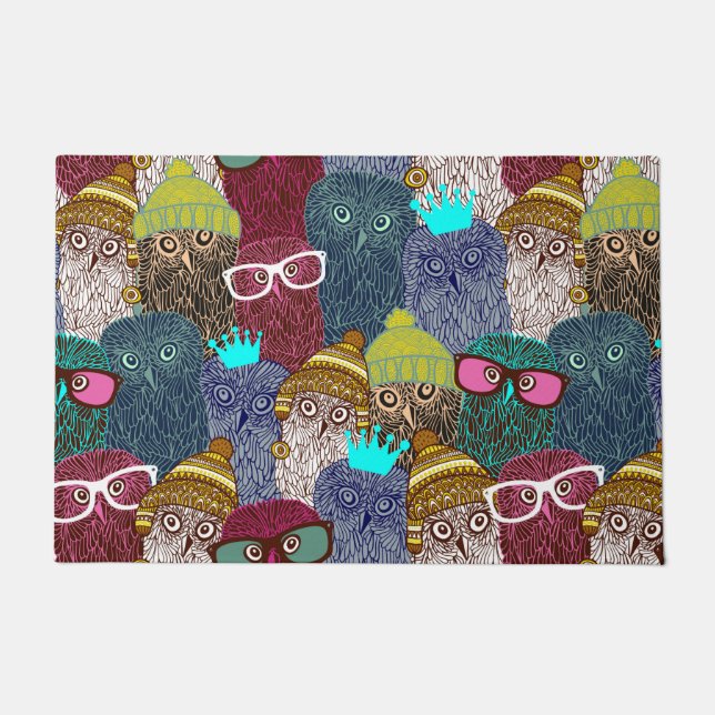 Tapete Coruja na coroa (Frente)