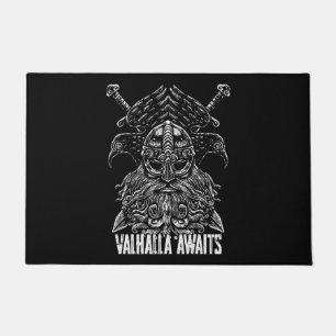 Tapete Corvos de Odin Mitologia Viking Valhalla espera