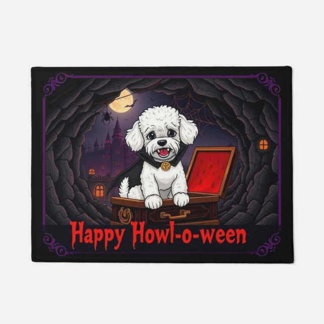 Tapete Count Toy Poodle Happy Howl-o-ween (Frente)