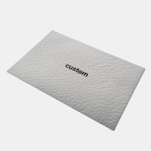 Couro branco personalizado abstrato