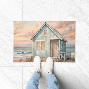Tapete Cozy Coastage Cottage Beach House Watercolor