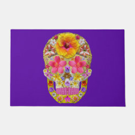 Tapete Crânio da Flor 4 - Tropical