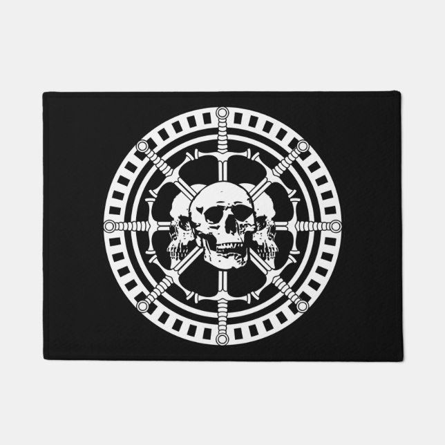 Tapete Crânios com Espadas (Frente)