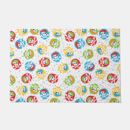 Tapete crânios piratas coloridos