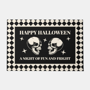 Tapete Cranios Risonhos de Halloween Diversão e Medo