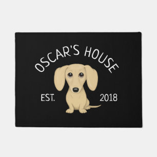 Tapete Cream Dachshund Cute Wiener Dog Lover Personaliza