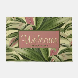 Tapete Cream Vintage Palm Tropical