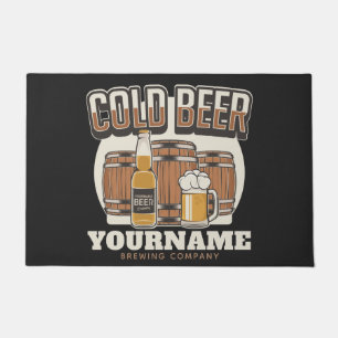 Tapete Criação Personalizada De Cerveja Fria De Carvalh