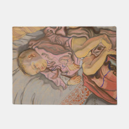 Tapete Criança jovem dormindo em um Travesseiro