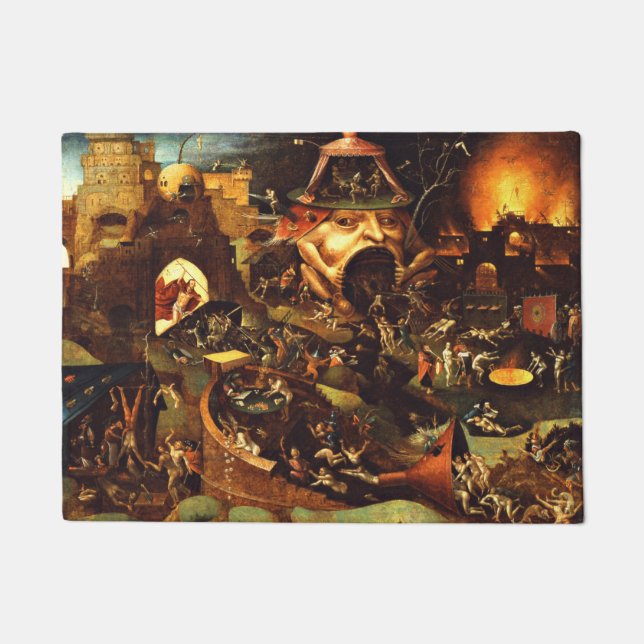 Tapete Cristo Hieronymus Bosch Em Limbo (Frente)