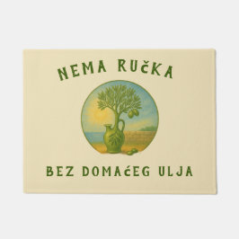 Tapete Croatia Olive Oil Vintage Label Art