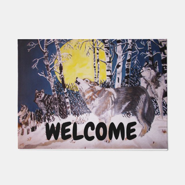 Tapete CRY OF THE WOLF doormat (Frente)