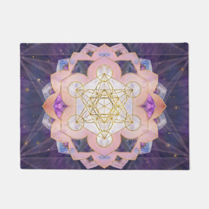 Tapete Cubo de Metatron em Gemstone Lotus