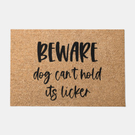 Tapete Cuidado, Cachorro não aguenta seu Mal Engraçado