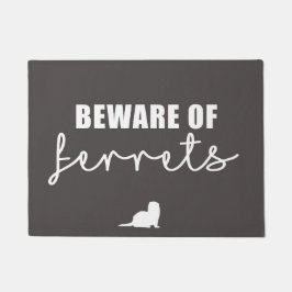 Tapete Cuidado com os furões