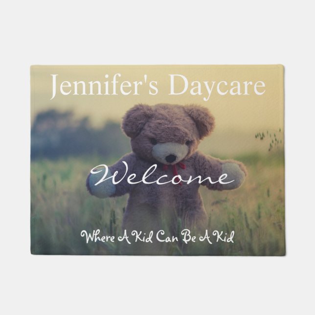 Tapete Cuidados de dia personalizados no país (Frente)