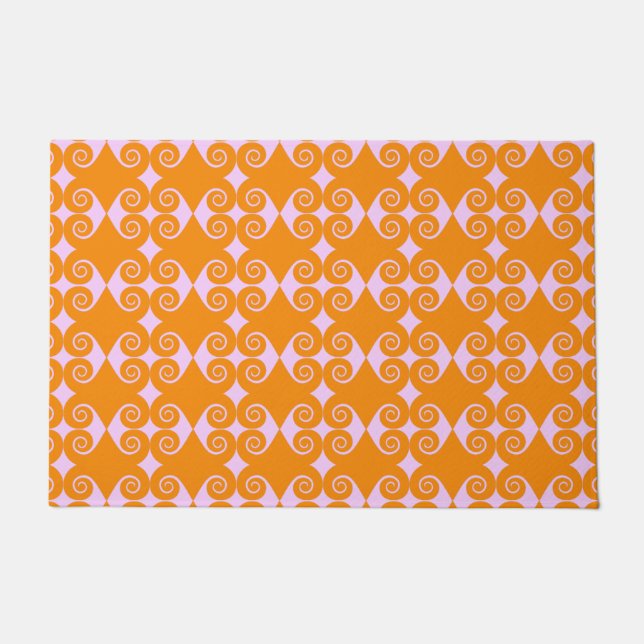 Tapete Curly Diamond Pattern (Frente)