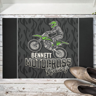 Tapete Custom NAME Dirt Bike Rider Motocross Racing