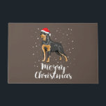 Tapete Cute Rottweiler Santa Hat Merry Christmas Costume<br><div class="desc">Cute Rottweiler Santa Hat Merry Christmas Costume</div>