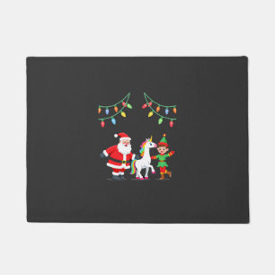 Tapete Dabbing Papai Noel Elfo Unicórnio Natal Crianças M
