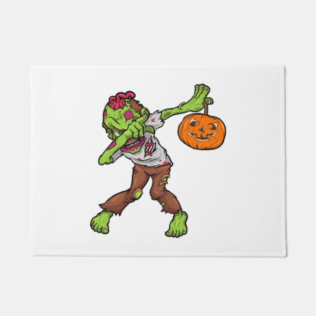 Tapete Dabbing Zombie Halloween Dab Funny Gift design (Frente)