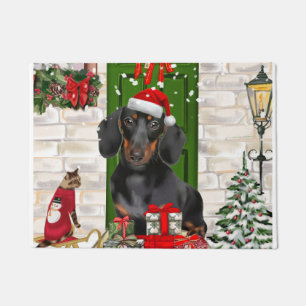 Tapete Dachshund Dog Christmas