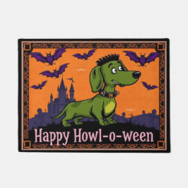 Tapete Dachshundstein Feliz Uivo-de-Halloween