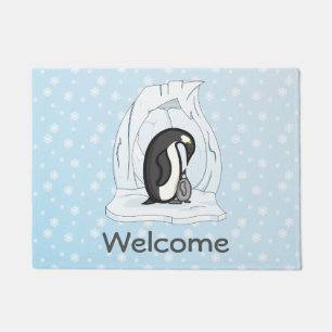 Tapete Davin e Annie o Doormat dos pinguins