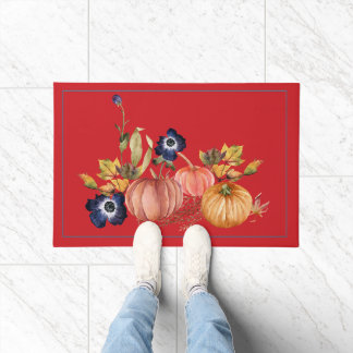 Tapete de Abóbadas e Flores de Outono