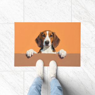 Tapete de Arte com Foxhound Americano